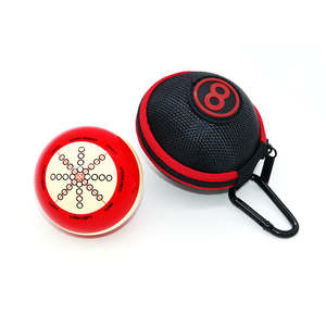 Bola de Taco de entrenamiento de mesa de billar profesional de 57,2mm con bolsa de protección de bola de taco número <span class=keywords><strong>8</strong></span> a la venta. - Product Image 6