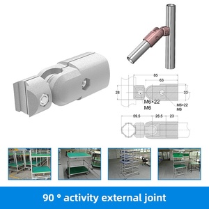 Vật liệ<span class=keywords><strong>u</strong></span> xử lý cải thiện nạc Ống Doanh kho nhôm ống nối nhôm phổ doanh - Product Image 5