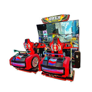 Machine de course de voiture de vitesse grande taille 65 pouces <span class=keywords><strong>Sonic</strong></span> Manic Racer <span class=keywords><strong>Nouveau</strong></span> <span class=keywords><strong>jeu</strong></span> de course dynamique pour adultes avec écran double HD en métal - Product Image 6