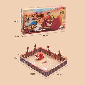 New Parent-Child Interactive Bullfighting Toy Bullfighter Tabletop Thinking Play Set Chess Card Board Game