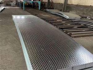 Plaques en acier carbone/galvanisé à motif damier de haute résistance, fabriquées en Chine, en acier embossé, en tôle métallique - Product Image 3