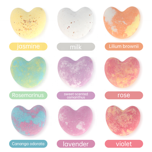 Vente chaude Valentine Romantique Fizzy Bain Sel Bombes À La Main De Luxe En Forme De Coeur Hydratant <span class=keywords><strong>SPA</strong></span> Parfumé Huile Essentielle Bombe De Bain - Product Image 2