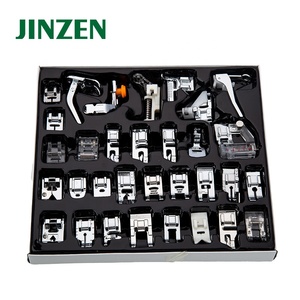 JINZEN nouveauté couture ménage pied-de-biche ensemble JZ-166251 Machine à coudre pied-de-biche <span class=keywords><strong>pieds</strong></span> Kit ensemble <span class=keywords><strong>32</strong></span> pièces - Product Image 1