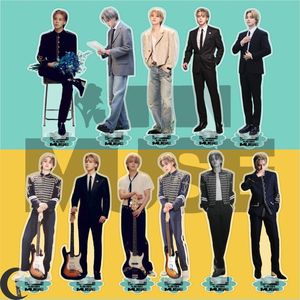 <span class=keywords><strong>Kpop</strong></span> Popular <span class=keywords><strong>cantante</strong></span> Jimin nuevo álbum acrílico placas de pie de doble cara placas de pie escritorio ornamento Fans colección de regalos - Product Image 1