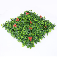 Mur végétal artificiel en plastique Longstar Gardenia Leaf Lawn, décoration murale extérieure, projet de verdure, murs végétaux
