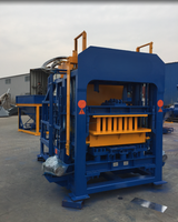 Machine automatique hydraulique de fabrication de blocs de béton QT4-15 avec changement rapide de moule pour blocs creux, pleins et pavés