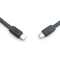 Cable de Extensión Micro USB a Micro USB Macho de Cobre Puro de Alta Transferencia Personalizado Profesional para Teléfono, Computadora y Cámara