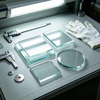 Plaque de verre optique pour équipement d'inspection visuelle de précision