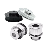 Poulie de distribution en aluminium et acier HTD S3M 40 44 48 50 60 72 dents, largeur de courroie 6 mm, en stock usine