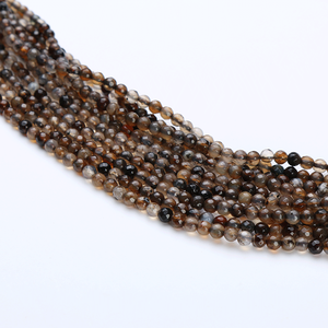 ลูกปัดพลอยอาเกตธรรมชาติทรงบริลเลียนต์คัท 2079 สำหรับทำเครื่องประดับ ขนาด 8 มม. และตัวเลือกความสูงของสินค้า 3 มม. - Product Image 4