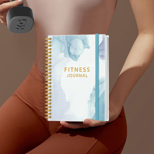 Carnet de fitness A5 personnalisé avec couverture PP imperméable, reliure spirale, planificateur de salle de sport, journal de suivi de régime et d'entraînement, planificateur personnel de perte de poids - Product Image 4