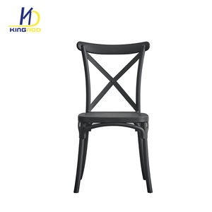 Directo de fábrica barato apilable de plástico de alta Cruz espalda boda Baquet evento silla - Product Image 4