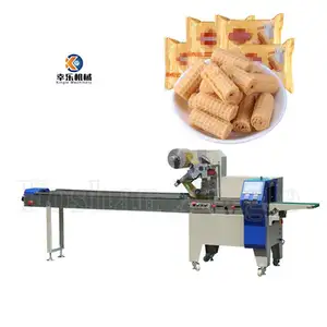 High Speed Cream Popsicle Ice Lolly Wrapping Flow Pack Candy Face Mask Tortilla Packing Automatic Pillow Packaging Machine