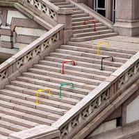 Tabouret d'extérieur créatif avec plateau intégré, idéal pour villa, cour, jardin et aménagement paysager en plein air – Le choix populaire des influenceurs