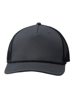 Casquette Trucker Unisexe Grise en Maille avec Visière Verte Réglable, 6 Panneaux, Style Décontracté, Couleur Unie, Adaptée aux Quatre Saisons - Product Image 2