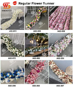 SMOOTH Pink Artificial Flower Fullness Arch Flower Row Arrangement Wedding Flowers Decoration For Backdrops - Product Image 4