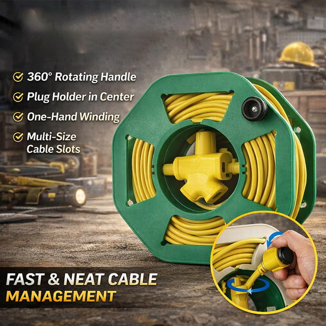 50M BNC to BNC SDI Cable Reel HD Transmission CCTV Camera Recorder