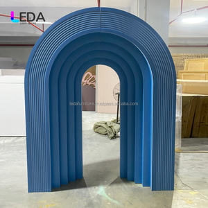 LEDA nuevo elegante telón de fondo acrílico escenario decoración telón de fondo pulgadas pared para decoración del banquete de boda - Product Image 5