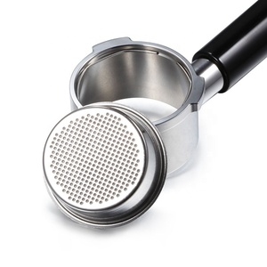 Porte-filtre sans fond en acier inoxydable de luxe écologique à 3 oreilles de 51 mm pour machine à café expresso <span class=keywords><strong>Delonghi</strong></span> Ec680/Ec685 - Product Image 5