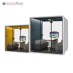 Installation facile Bureau Espace de travail Cabine de son <span class=keywords><strong>acoustique</strong></span> Réunion Pod Home Booth Portable Chambres simples Bureau Pods insonorisés - Product Image 5