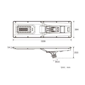 Fábrica al por mayor 10 años <span class=keywords><strong>de</strong></span> garantía 8000lm Luz <span class=keywords><strong>de</strong></span> calle LED solar plana integrada 60W 80W IP65 Batería LiFePO4 - Product Image 5