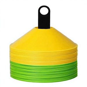 Conos de Discos al por Mayor (Juego de 50) para Entrenamiento de Agilidad en Fútbol, con Bolsa de Transporte, Marcadores de Campo de Fútbol, Material PE Ecológico - Product Image 2