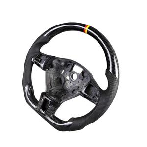 Volante Deportivo Personalizado de Cuero Semiperforado y Fibra de Carbono Forjada de 40MM para Volkswagen Golf 7R Jetta Mk6/Mk7/Mk8 <span class=keywords><strong>GTI</strong></span> <span class=keywords><strong>Polo</strong></span> - Product Image 5