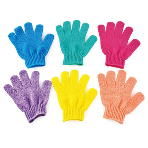 Milieuvriendelijke Vingers Bad Wanten Koreaanse Spa Verwijderen Dode Huid Douche <span class=keywords><strong>Scrub</strong></span> Bad Schoner Exfoliërende Handschoenen Voor Baden - Product Image 1