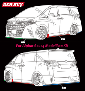 Pièces de Tuning <span class=keywords><strong>Modellista</strong></span> pour à yo ta <span class=keywords><strong>Alphard</strong></span> 40 <span class=keywords><strong>alphard</strong></span> 2024 bodykit <span class=keywords><strong>Modellista</strong></span> modèle 2024 pièces automobiles <span class=keywords><strong>alphard</strong></span> japon commerce - Product Image 6