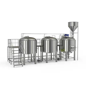 Equipo de elaboración de cerveza de 1000 litros, equipo de fermentador de cerveza artesanal, máquina de elaboración