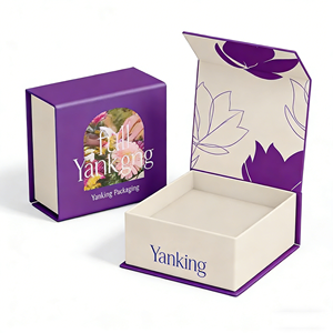 Recyclable <strong>Custom</strong> <strong>Logo</strong> Cardboard Package <strong>Box</strong> Hard Rigid Magnet Paper <strong>Box</strong> Luxury Magnetic Gift <strong>Box</strong> <strong>With</strong> Magnetic Lid - Product Image 3