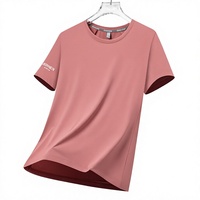 Kaos Olahraga Cepat Kering Bernapas Elastis Unisex Latihan Kerah Bulat Sporty Menyerap Keringat Ringan Lengan Pendek Musim Panas