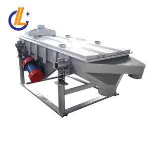 Sawdust Linear Vibrating Screen High Quality Straight Line Square Vibro Sifter Popcorn Spice Salt Sawdust Linear Vibrating Screen