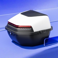 Meilleures ventes - Chiyu TB109 PP 30L - Boîte de rangement arrière universelle épaissie et agrandie pour scooter électrique et vélo électrique