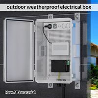 Boîte de jonction électrique étanche IP67 en ABS, OEM Namunanee, boîte de distribution d'alimentation, armoire électrique extérieure ventilée