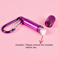 Mini lampe torche LED de poche pour les aventures en plein air, avec mousqueton pour l'escalade et le camping, produit promotionnel pour les passionnés de plein air