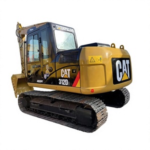 Excavadora de cadenas Caterpillar CAT312D usada original, excavadora hidráulica de 12.9 toneladas, CAT312DL, pocas horas de trabajo, máquina de construcción - Product Image 1