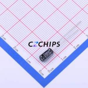 Condensateur électrolytique en aluminium à montage traversant KS474M050C07RR0VH2FP0, montage traversant, D4xL7mm 470nF 20% 50V 5A-100kHz - Product Image 2