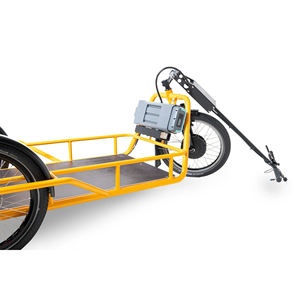 <span class=keywords><strong>Remolque</strong></span> de Carga para Bicicleta Eléctrica de 200 kg para Transporte al Aire Libre, <span class=keywords><strong>Remolque</strong></span> de Carga para Bicicleta con Neumáticos Gruesos de 20 Pulgadas - Product Image 2