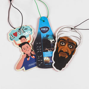 Accessoires de voiture parfum frais design personnalisé papier <span class=keywords><strong>d</strong></span>ésodorisant de voiture - Product Image 2