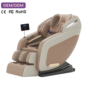Cadeira de Massagem Automática de Luxo em Couro PU Cinza/Preto 2026, Venda Quente, Gravidade Zero, Dobrável 3D com Infravermelho - Product Image 2