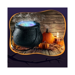 Suministros para Fiesta <span class=keywords><strong>de</strong></span> Halloween 2026, <span class=keywords><strong>Caldero</strong></span> <span class=keywords><strong>de</strong></span> <span class=keywords><strong>Bruja</strong></span> Grande <span class=keywords><strong>de</strong></span> Plástico Negro en Forma <span class=keywords><strong>de</strong></span> Calabaza, Exhibidor <span class=keywords><strong>de</strong></span> Dulces, Decoraciones para Fiesta, Empacado - Product Image 5