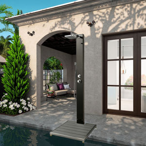 <span class=keywords><strong>Colonne</strong></span> <span class=keywords><strong>de</strong></span> <span class=keywords><strong>douche</strong></span> extérieure <span class=keywords><strong>de</strong></span> luxe en acier inoxydable avec grand pommeau <span class=keywords><strong>de</strong></span> <span class=keywords><strong>douche</strong></span> à effet pluie Hansd <span class=keywords><strong>douche</strong></span> et base système autoportant - Product Image 2