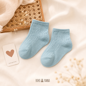 Chaussettes pour tout-petits de qualité supérieure Hazel Limonges, taille 1 à 2 ans, en coton doux et confortable pour un usage quotidien en toutes saisons - Product Image 2