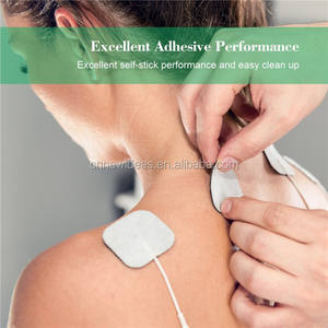 Parche Tens de masaje de electrodo altamente conductor tipo hebilla no tejida con almohadillas de pines de 2,0mm - Product Image 3