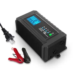 Puls Reparatie 12 Volt 10a 12 V 24V Automatische Oplaadbare Batterij Onderhouder Auto Boot Marine Motor Voertuig Slimme Acculader