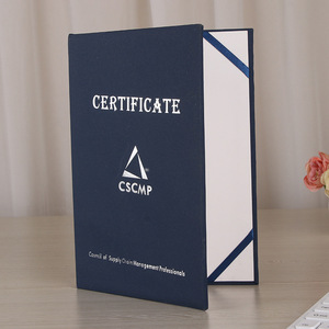 Papel escolar A3 <span class=keywords><strong>A4</strong></span> tamaño de letra pu cuero logotipo personalizado desplazamiento matrimonio grado terciopelo archivador certificado de graduación carpeta - Product Image 4