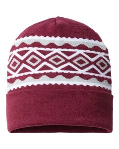 Nouveau bonnet en tricot pour hommes et femmes, personnalisé en usine, avec patch brodé de lettres de ski, bonnets de haute qualité - Product Image 1