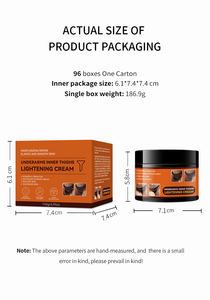 OEM/ODM Herbal Body Light ening Cream Achsel Oberschenkel Inner Knee Melanin Entsalzung und Entfernung zur Haut aufhellung Feuchtigkeit spendend - Product Image 2