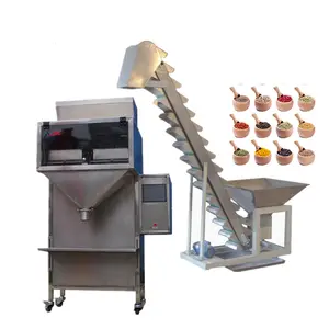 granule weighing filling machine semi automatic grain packing machine 30-2000g, 500-6000g, 4-25kg, 5-50kg